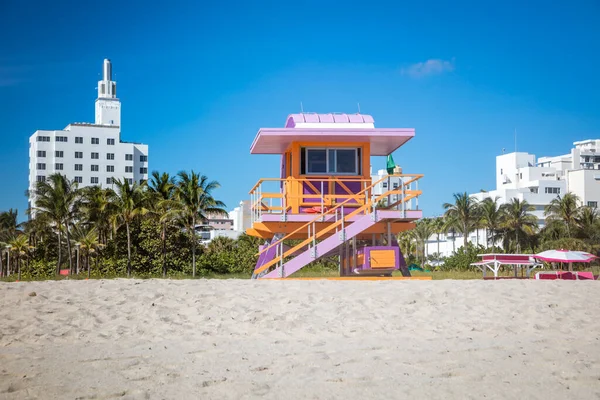Luonnonkaunis Laukaus Miami Beach Arkkitehtuuri — kuvapankkivalokuva