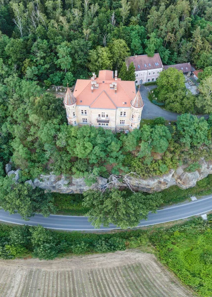Zamek Radcice Pilźnie — Zdjęcie stockowe