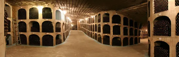 Wine Cellar Wine Barrels — Stock Photo, Image