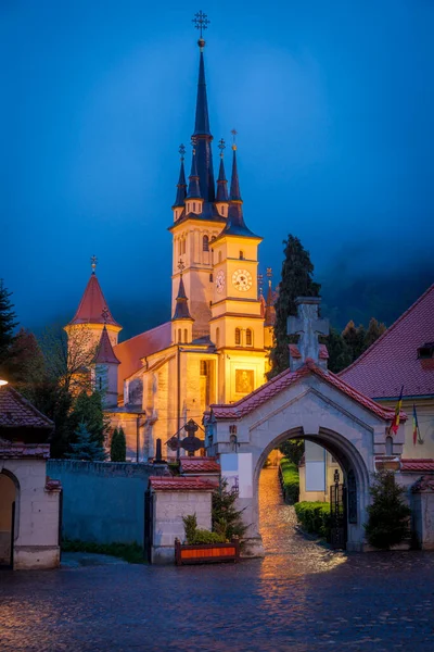 Εκκλησία Του Αγίου Νικολάου Στο Brasov — Φωτογραφία Αρχείου