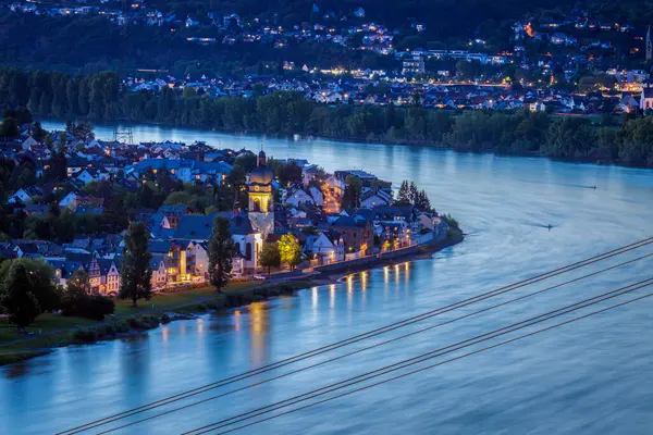 Panorama Koblenz Reseplats Bakgrund — Stockfoto