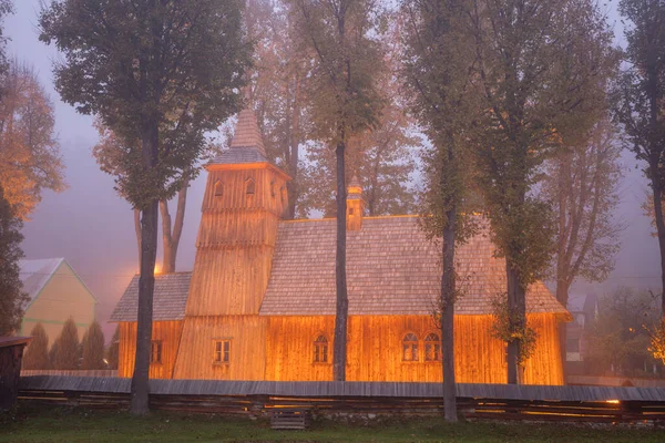 Деревянная Церковь Святой Екатерины Сромовице — стоковое фото