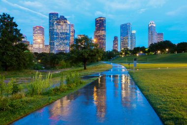 Houston şehrinin Panoraması 