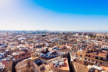 Valencia şehrinin mimarisi. 