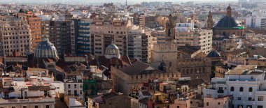 Valencia şehrinin mimarisi.