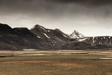 İzlanda manzara manzarası