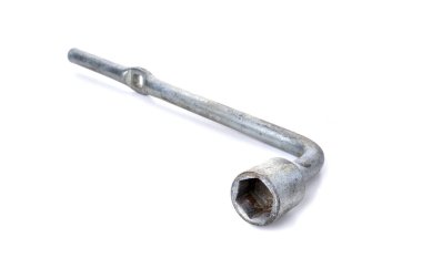 İngiliz anahtarı beyazda.