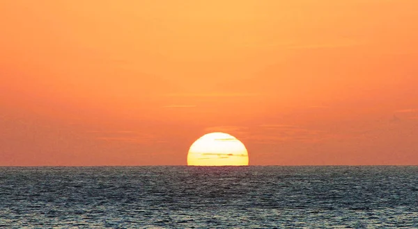 Havsutsikt Solnedgången Sankt Vincent Och Grenadinerna Foton — Stockfoto