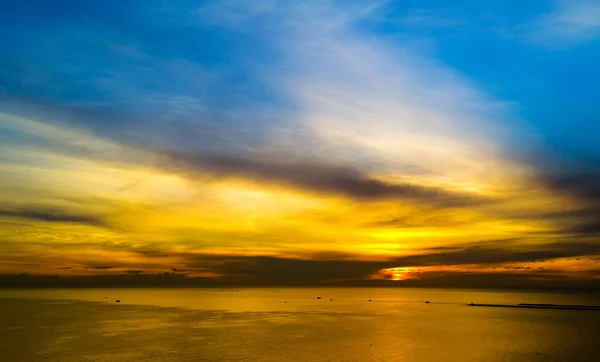 stock image Natural sunset background at seaside, Thailand.