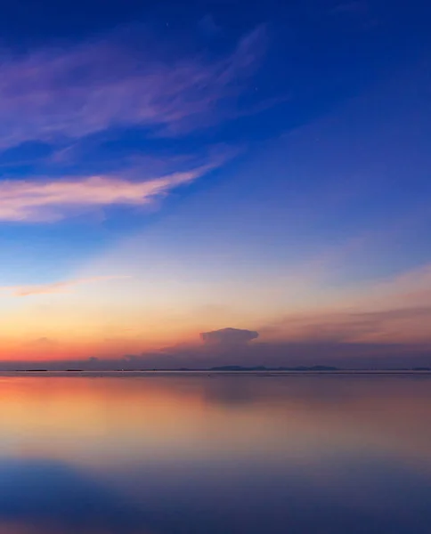 Natürlicher Mariner Hintergrund Mit Sonnenuntergang Thailand — Stockfoto