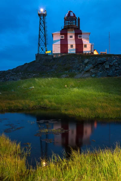 Vuurtoren Van Cape Bonavista Newfoundland — Stockfoto
