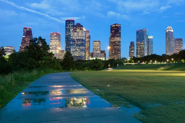 Panorama Van Houston Stad — Stockfoto