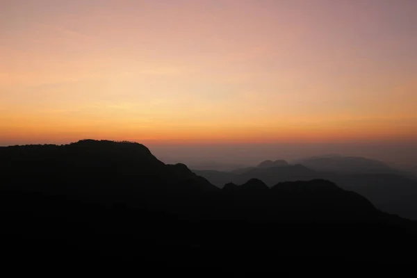 Mountain Highest Point Sunset View — Photo