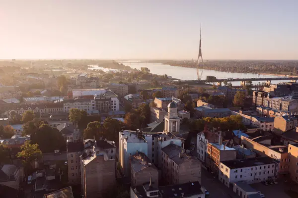 Panorama Riga Scenic View — Stock Photo, Image