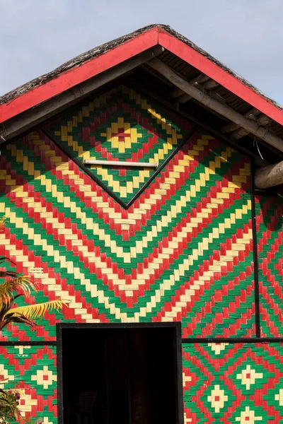 Kleurrijke Hut Vanuatu — Stockfoto