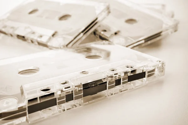Bandkassette Isoliert Auf Weißem Hintergrund — Stockfoto