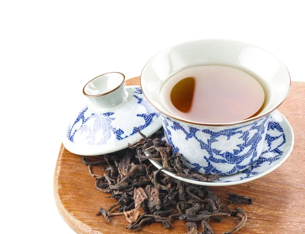 Uma Xícara Chá Chinês — Fotografia de Stock