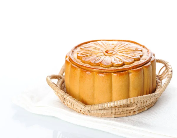Традиционное Китайское Печенье Лунным Кексом — стоковое фото