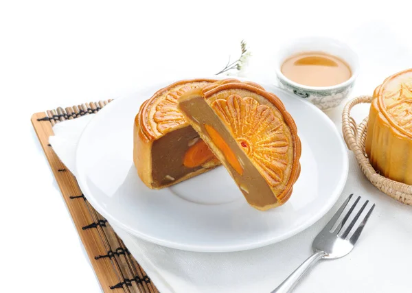 Biscuits Chinois Traditionnels Mooncake — Photo