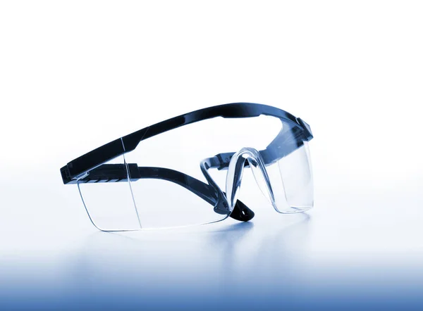 Vista Ravvicinata Degli Occhiali Sicurezza — Foto Stock