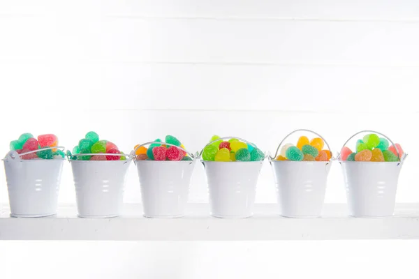 Multicolored Soft Sweet Candies — Stock Photo, Image