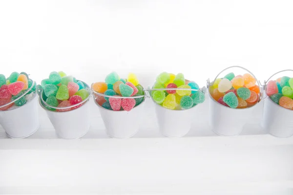 Süße Bunte Bonbons Süßwaren Dessert — Stockfoto