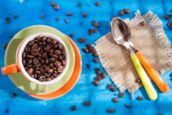 Kahverengi Kahve Çekirdekleri — Stok fotoğraf