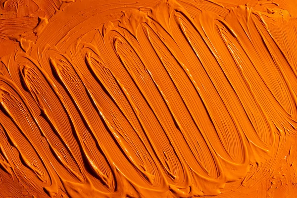 Pintura Acrílica Color Naranja — Foto de Stock