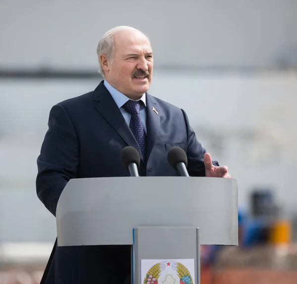 Президент Республики Беларусь Александр Лукашенко — стоковое фото