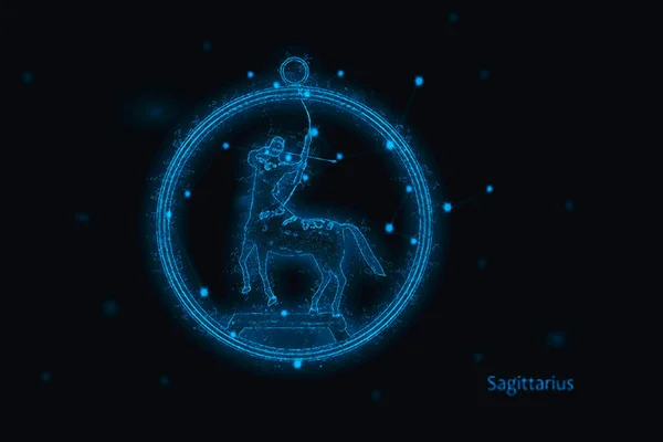 Sagittario Segno Zodiacale Segno Astrologico — Foto Stock