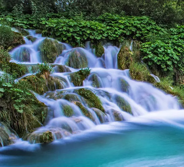 Красивый Водопад Хорватии — стоковое фото