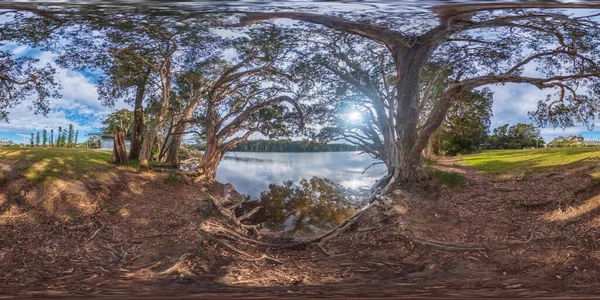 Spherical Panoramic Photograph Avoca Lagoon Australia — Foto de Stock