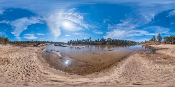 Spherical Panoramic Photograph Grose River Flooding Regional Australia — Foto de Stock