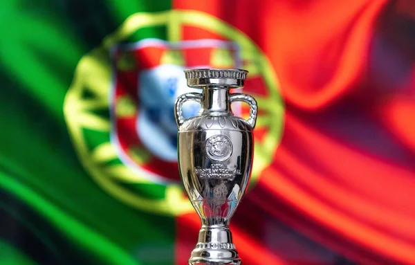 Campeonato Europeo Fútbol Copa Trofeo — Foto de Stock