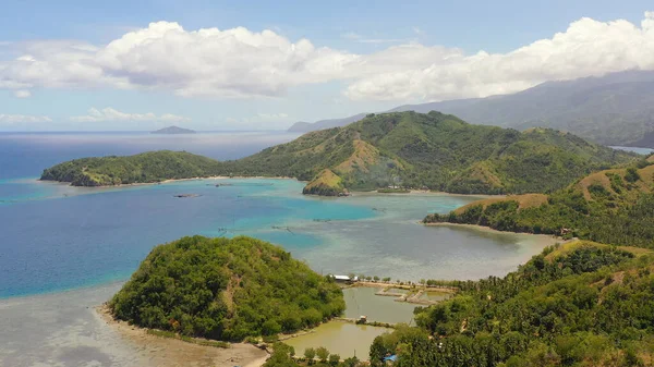 Tropik Adalar Mavi Deniz Filipinler Mindanao — Stok fotoğraf