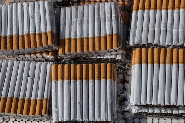 Conjunto Paquetes Cigarrillos Stock — Foto de Stock