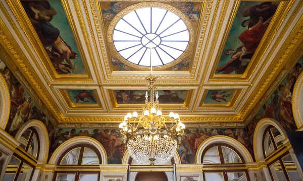 Paris France September 2013 Interior Luster Assemblee Nationale Home French — Stock Photo, Image