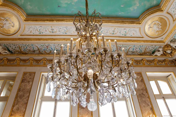 Paris France September 2013 Interior Luster Assemblee Nationale Home French — Stock Photo, Image