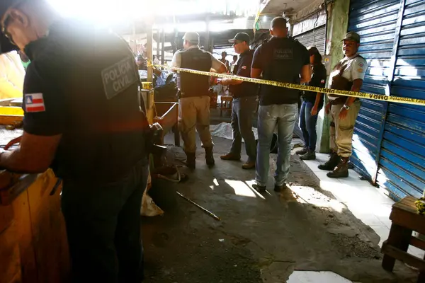 Місце Злочину Сальвадорі — стокове фото