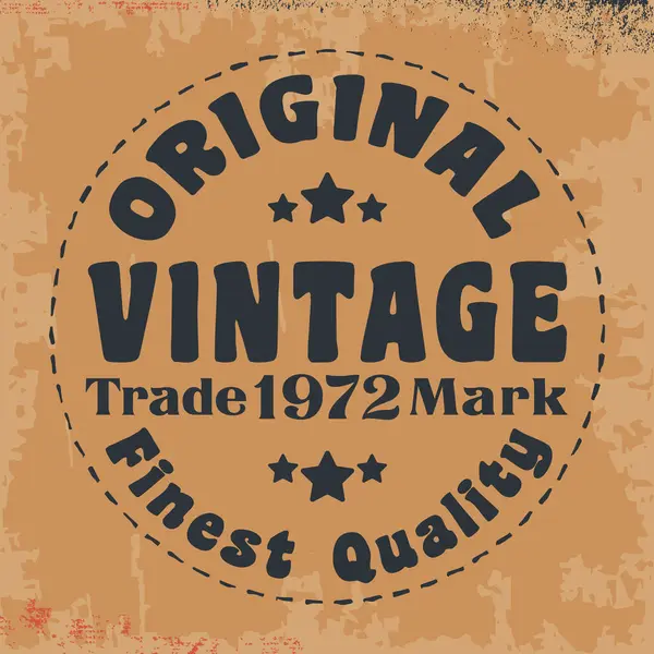 Timbres Vintage Originaux Insignes — Photo