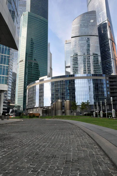 Edificios Gran Altura Del Centro Negocios Moscú Moscú Ciudad — Foto de Stock