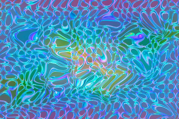 Абстрактный Текстурированный Радужный Синий Фон — стоковое фото