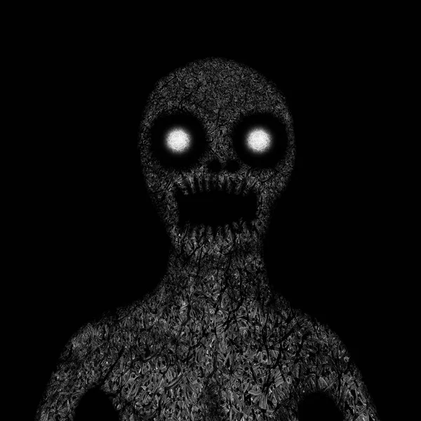 Раскрашенный Зомби Инопланетный Мутант — стоковое фото