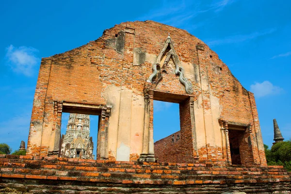 世界遗址 泰国Ayutthaya省Wat Ratchaburana — 图库照片