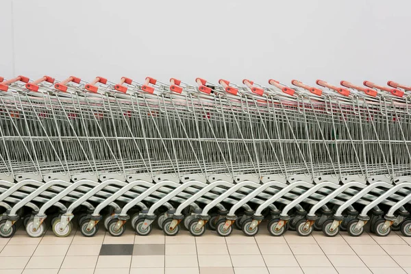 Carts Arranged Neatly — Stock Photo, Image