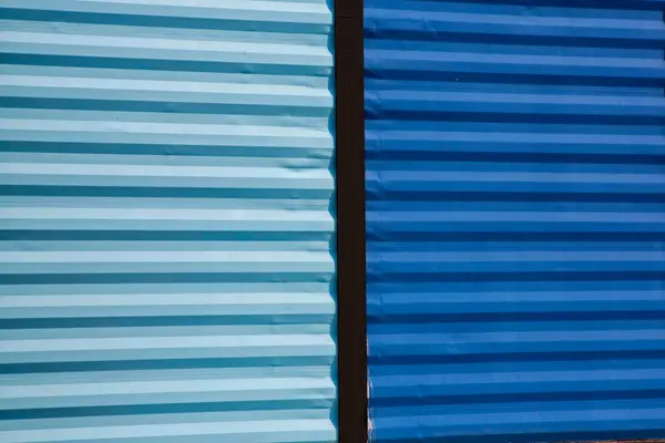 Door Container Blue Colors — Stock Photo, Image