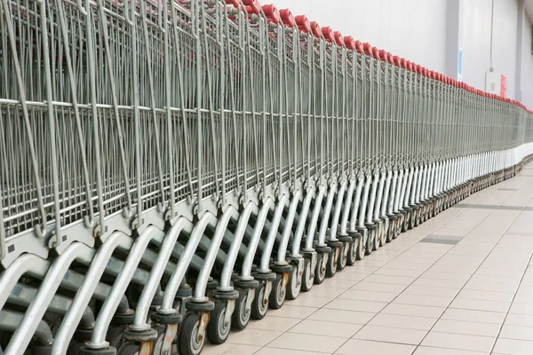 Carts Arranged Neatly — Stock Photo, Image