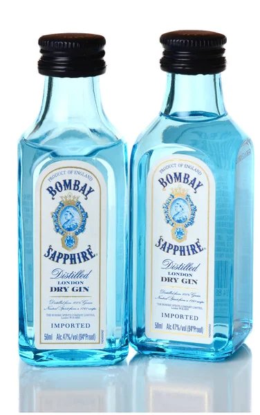 Bombay Sapphire Gin Close View — Stockfoto