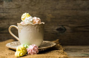 Lezzetli tatlı manzarası  