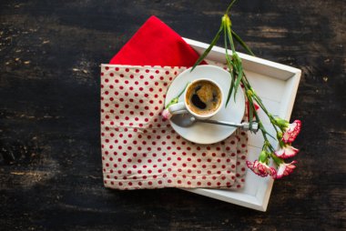 Kahve ve karanfil arka plan görüntüsü